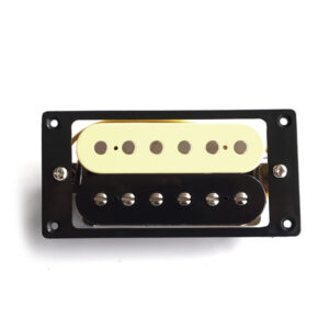 Modern Humbucker Neck Pickup – Zebra Cream and Black | Guitar Anatomy