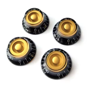 Top Hat Speed Knobs Black Gold
