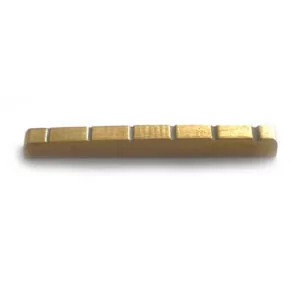 Guitar Anatomy Stratocaster Brass Nut centre