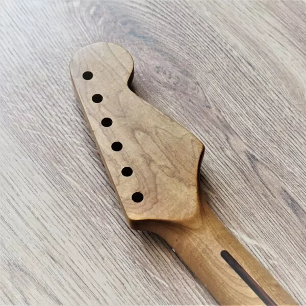 Left Handed Stratocaster Roasted Maple Vintage Guitar Neck by Guitar Anatomy
