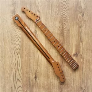 Left Handed Telecaster Roasted Maple Vintage Guitar Neck