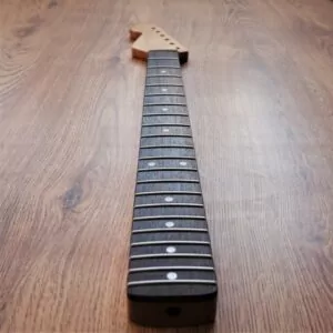 Alternative view of Left handed Stratocaster Compatible Roasted Maple and Rosewood Vintage Guitar Neck Nitro Satin 21 Fret Stainless Steel