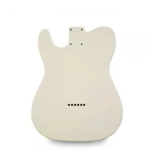 Alternative view of Telecaster Guitar Body - Vintage White Nitro Satin- 2 Piece American Alder