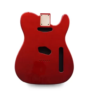 Telecaster Guitar Body - Metallic Red - 2 Piece American Alder