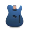 Telecaster Guitar Body - Metallic Lake Placid Blue with Vintage Cream Binding - 2 Piece American Alder