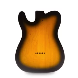 Alternative view of Telecaster Guitar Body - Tobacco Burst Vintage Nitro Satin - 2 Piece American Alder