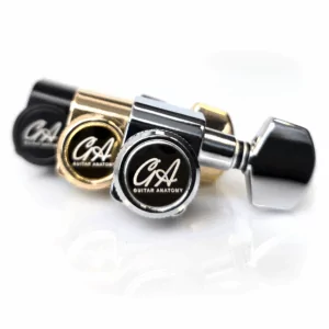 Guitar Anatomy Locking Tuners – F Compatible Two Pin Machine Heads For Stratocaster and Telecaster
