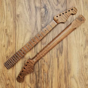 Stratocaster Roasted Flame Maple Guitar Neck by Guitar Anatomy