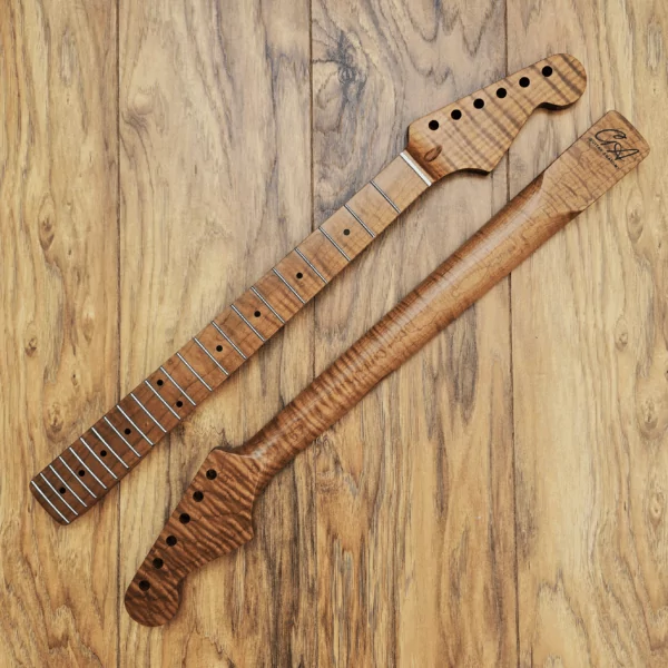 Stratocaster Roasted Flame Maple Guitar Neck by Guitar Anatomy