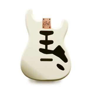 Vintage White Strat Body - Guitar Anatomy