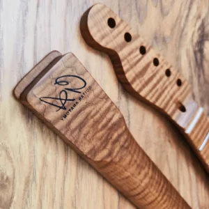 Left Handed Telecaster Roasted Flame Maple Guitar Neck by Guitar Anatomy