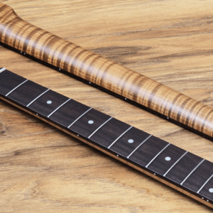 Stratocaster Roasted Flame Maple and Rosewood Guitar Neck by Guitar Anatomy