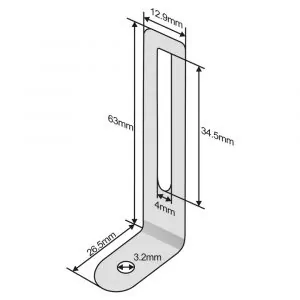 Les Paul Mounting Bracket - Guitar Anatomy