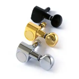 Locking Tuners for Stratocaster and Telecaster Guitar GA05-LK Machine Heads by Guitar Anatomy