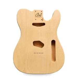 Guitar Anatomy Unfinished Alder Telecaster Body