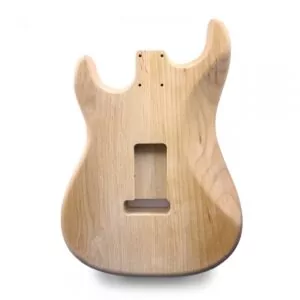 Alternative view of Stratocaster Guitar Body SSS - Unfinished - 2 Piece American Alder