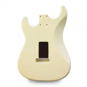 Alternative view of Stratocaster Guitar Body HSS - Vintage Cream Nitro Satin - 2 Piece American Alder