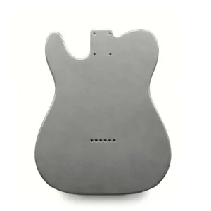 Alternative view of Telecaster Guitar Body - Silver - 2 Piece American Alder