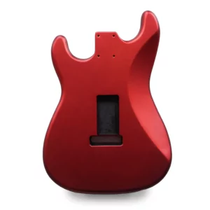 Alternative view of Stratocaster Guitar Body SSS - Metallic Red - 2 Piece American Alder