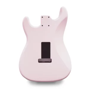Alternative view of Stratocaster Guitar Body SSS - Shell Pink Vintage Nitro Satin - 2 Piece American Alder