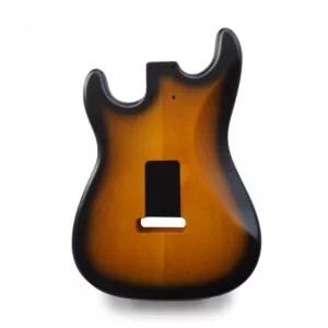 Alternative view of Stratocaster Guitar Body SSS - Tobacco Burst Vintage Nitro Satin - 2 Piece American Alder