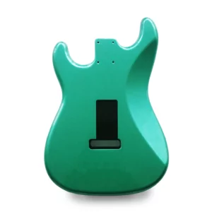 Alternative view of Stratocaster Guitar Body SSS - Metallic Race Green - 2 Piece American Alder