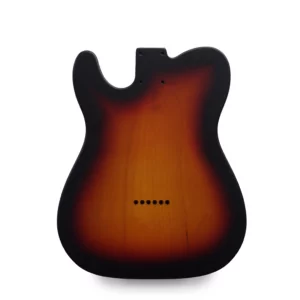 Alternative view of Telecaster Guitar Body - Sunburst Nitro Satin- 2 Piece American Alder
