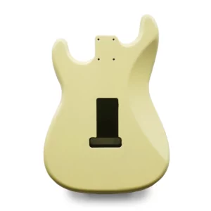 Alternative view of Stratocaster Guitar Body SSS - Vintage Cream - 2 Piece American Alder