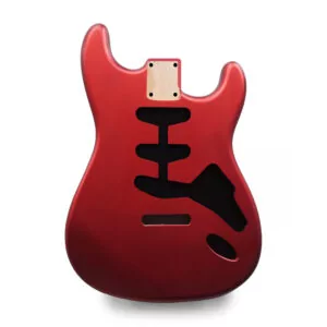 Stratocaster Guitar Body SSS - Metallic Red - 2 Piece American Alder