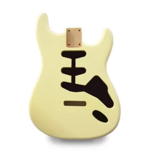 Stratocaster Guitar Body SSS - Vintage Cream Nitro Satin - 2 Piece American Alder