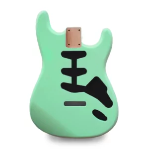 Stratocaster Guitar Body SSS - Seafoam Green Nitro Satin - 2 Piece American Alder