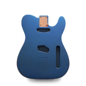 Telecaster Guitar Body - Metallic Lake Placid Blue with Vintage Cream Binding - 2 Piece American Alder