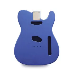 Nitro Satin Metallic Blue Telecaster Body - Guitar Anatomy
