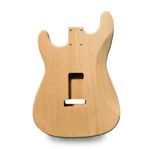 Guitar Anatomy Unfinished Mahogany Stratocaster Body