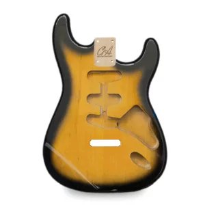 Guitar Anatomy Stratocaster Body - Tobacco Burst