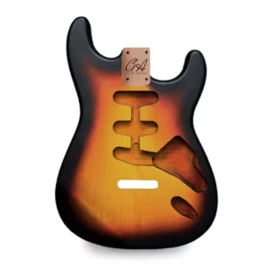 Sunburst Nitro Strat Body - Guitar Anatomy